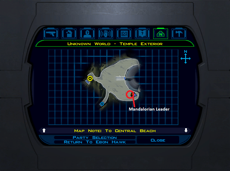 Warleader Garn Side Quest Unknown World (Kotor 1)